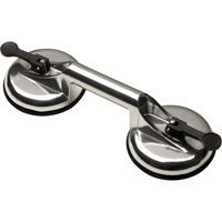 Manually Operated Hand Vacuum Cups - Double Handcup, 66 lbs. Capacity, 4-5/8", Lever, 13" Handle Length Sécurité Médic
