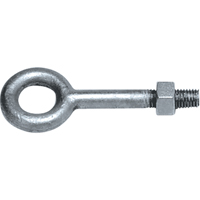 Boulons &agrave; oeil a/&eacute;crou, 5/8" dia, 12" lo, Galvanis&eacute;, 3500 lb (1,75 tonne) capacit&eacute; Sécurité Médic