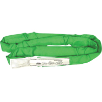 Round Slings, Green, 2" W x 4' L, 6000 lbs. Vertical Load Sécurité Médic