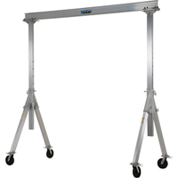 Grue mobile ajustable en aluminium, 10' lo, Capacit&eacute; 2000 lb (1 tonne) Sécurité Médic
