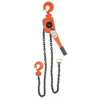 Lever Chain Hoist, 5' Lift, 6000 lbs. (3 tons) Capacity, Alloy Steel Chain Sécurité Médic