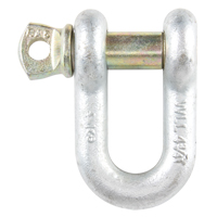 Screw Pin Chain Shackle, 1-1/8", Screw Pin, Hot Dip Galvanized Sécurité Médic