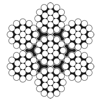 Wire Rope Cable, 100' (30.5 m) x 3/32", 1000 lbs. (0.5 tons), Galvanized Sécurité Médic
