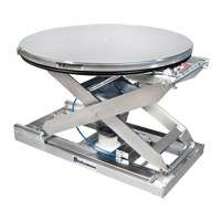 EZ Loader&reg; SS Self-Levelling Pallet Positioner - 100% Stainless Steel, 43" L x 43" W, 4000 lbs. Cap. Sécurité Médic