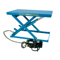 LoProfile Electric-Hydraulic Scissor Lift Table, Steel, 32-1/2" L x 23-1/2" W, 550 lbs. Capacity Sécurité Médic