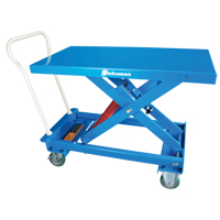 MobiLeveler&reg; Mobile Self-Levelling Scissor Lift Work Table, 27-3/5" L x 17-4/5" W, Steel, 220 lbs. Capacity Sécurité Médic