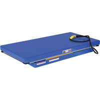 Hydraulic Scissor Lift Table, Steel, 60" L x 30" W, 3000 lbs. Cap. Sécurité Médic