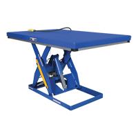 Hydraulic Scissor Lift Table, Steel, 48" L x 24" W, 3000 lbs. Cap. Sécurité Médic