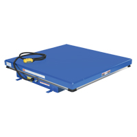 Hydraulic Scissor Lift Table, Steel, 48" L x 24" W, 3000 lbs. Cap. Sécurité Médic