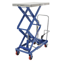 Pneumatic Hydraulic Scissor Lift Table, Steel, 35-1/2" L x 20" W, 800 lbs. Cap. Sécurité Médic
