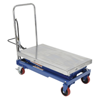 Pneumatic Hydraulic Scissor Lift Table, Steel, 35-1/2" L x 20" W, 800 lbs. Cap. Sécurité Médic