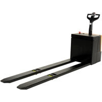 Fully Powered Electric Pallet Truck With  Stand-On Platform, 4500 lbs. Cap., 96" L x 30" W Sécurité Médic