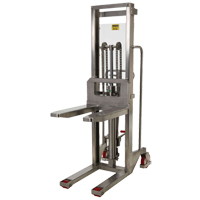Gerbeur Hefti-Lift, M&eacute;canisme Pompe au pied, Capacit&eacute; de 880 lb, Levage max de 59" Sécurité Médic