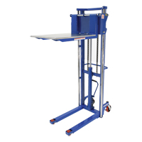 Gerbeur Hefti-Lift, M&eacute;canisme Pompe au pied, Capacit&eacute; de 1500 lb, Levage max de 63" Sécurité Médic