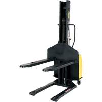 Gerbeur motoris&eacute; avec m&acirc;t &eacute;troit, Fonctionnement &eacute;lectrique, Capacit&eacute; 1500 lb, Lev&eacute;e max 63" Sécurité Médic