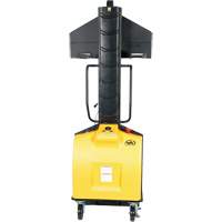 Gerbeur motoris&eacute; avec m&acirc;t &eacute;troit, Fonctionnement &eacute;lectrique, Capacit&eacute; 1500 lb, Lev&eacute;e max 63" Sécurité Médic