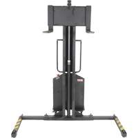 Gerbeur motoris&eacute; avec m&acirc;t &eacute;troit, Fonctionnement &eacute;lectrique, Capacit&eacute; 1000 lb, Lev&eacute;e max 63" Sécurité Médic