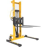 Gerbeur hydraulique manuel, Fonctionnement Pompe manuelle, Capacit&eacute; 2000 lb, Lev&eacute;e max 63" Sécurité Médic