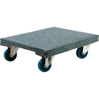 Wood Dollies - Heavy-Duty, Rubber Wheels, 1400 lbs. Capacity, 18" W x 30" D x 7" H Sécurité Médic