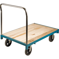 Heavy-Duty Platform Truck, 48" L x 30" W, 2000 lbs. Capacity, Rubber Casters Sécurité Médic