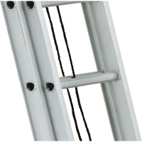 Industrial Heavy-Duty Straight Ladders, 8', Aluminum, 300 lbs., CSA Grade 1A Sécurité Médic