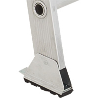 Industrial Heavy-Duty Straight Ladders, 8', Aluminum, 300 lbs., CSA Grade 1A Sécurité Médic