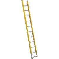 Single Section Straight Ladder - 6100 Series, 10', Fibreglass, 375 lbs., CSA Grade 1AA Sécurité Médic
