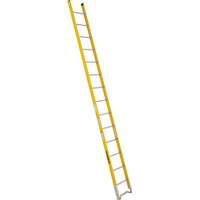 Single Section Straight Ladder - 6100 Series, 14', Fibreglass, 375 lbs., CSA Grade 1AA Sécurité Médic