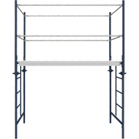Accessoires pour &eacute;chafaudage - Poteau de garde-corps a/support, Poteau de garde-corps, 6" la x 56" h Sécurité Médic