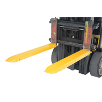 Fork Extensions, 48" L x 8-3/8" W, For Fork Width of 6" Sécurité Médic