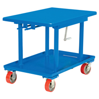 Hydraulic Lift Table, 24" L x 36" W, Steel, 2000 lbs. Capacity Sécurité Médic