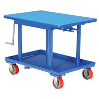 Hydraulic Lift Table, 24" L x 36" W, Steel, 2000 lbs. Capacity Sécurité Médic