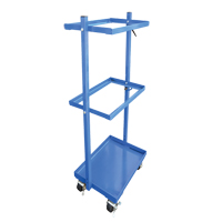 Stock Cart, Steel, 30-11/16" W x 19-1/4" D, 3 Shelves, 300 lbs. Capacity Sécurité Médic