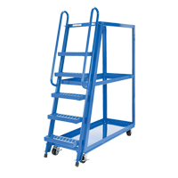 Stock Picking Cart, Steel, 21-7/8" W x 56-1/8" D, 3 Shelves, 1000 lbs. Capacity Sécurité Médic