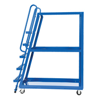 Stock Picking Cart, Steel, 21-7/8" W x 56-1/8" D, 3 Shelves, 1000 lbs. Capacity Sécurité Médic