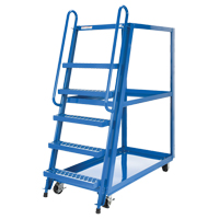 Stock Picking Cart, Steel, 27-7/8" W x 56-1/8" D, 3 Shelves, 1000 lbs. Capacity Sécurité Médic