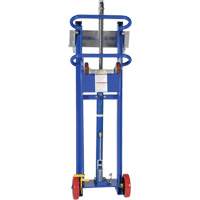 Gerbeur &agrave; plateforme hydraulique, M&eacute;canisme Pompe au pied, Capacit&eacute; de 750 lb, Levage max de 52" Sécurité Médic