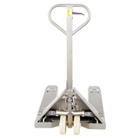 Transpalette, Acier inoxydable, 48" lo x 27" la, Capacit&eacute; 5500 lb Sécurité Médic