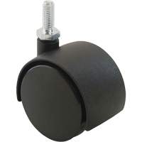 Roulette &agrave; roue double (s&eacute;ries 300/400), Pivotant, Diam&egrave;tre 2" (51 mm), Capacit&eacute; 75 lb (34 kg) Sécurité Médic