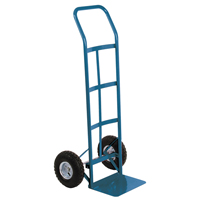 All-Welded Hand Truck, Continuous Handle, Steel, 48" Height, 600 lbs. Capacity Sécurité Médic