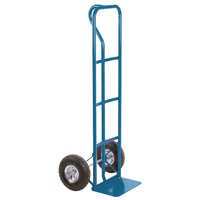 All-Welded Hand Truck, P-Handle Handle, Steel, 51" Height, 600 lbs. Capacity Sécurité Médic