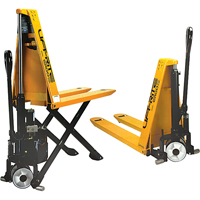 Chariots hydrauliques, 48" lo x 20-1/2" la, Acier, Capacit&eacute; de 3000 lb Sécurité Médic