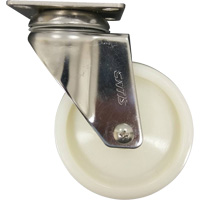 Roulette, Pivotant, 4" (101,6 mm), Nylon, 200 lb (91 kg) Sécurité Médic