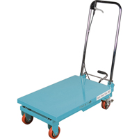 Heavy-Duty Hydraulic Scissor Lift Table, 27-1/2" L x 17-3/4" W, Steel, 330 lbs. Capacity Sécurité Médic