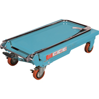 Heavy-Duty Hydraulic Scissor Lift Table, 27-1/2" L x 17-3/4" W, Steel, 330 lbs. Capacity Sécurité Médic