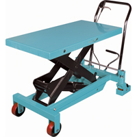 Heavy-Duty Hydraulic Scissor Lift Table, 40" L x 20-1/8" W, Steel, 2200 lbs. Capacity Sécurité Médic
