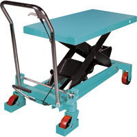 Heavy-Duty Hydraulic Scissor Lift Table, 40" L x 20-1/8" W, Steel, 2200 lbs. Capacity Sécurité Médic