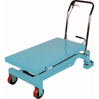 Heavy-Duty Hydraulic Scissor Lift Table, 40" L x 20-1/8" W, Steel, 2200 lbs. Capacity Sécurité Médic