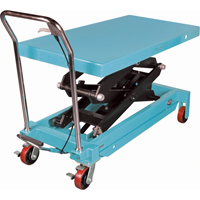 Heavy-Duty Hydraulic Scissor Lift Table, 48" L x 24" W, Steel, 1545 lbs. Capacity Sécurité Médic