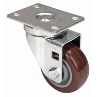 Caster, Swivel, 3" (76 mm), Polyurethane, 230 lbs. (104 kg.) Sécurité Médic